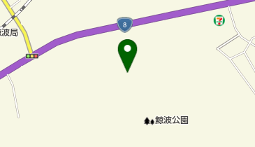 鯨波公園の地図画像