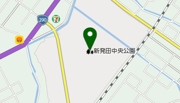新発田中央公園の地図画像