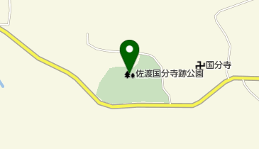佐渡国分寺跡公園の地図画像