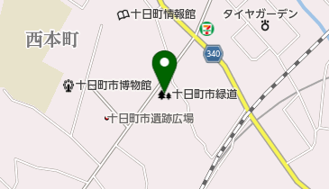 十日町市緑道の地図画像