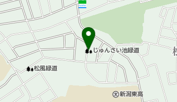 じゅんさい池緑道の地図画像