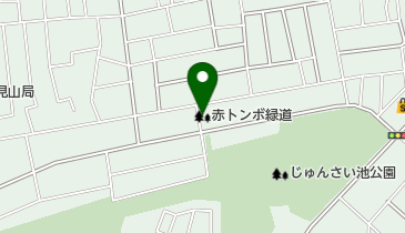 赤トンボ緑道の地図画像