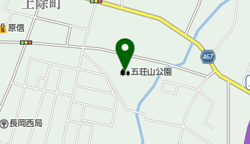 五荘山公園の地図画像