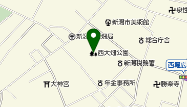 西大畑公園の地図画像