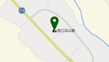 笹口浜公園の地図画像