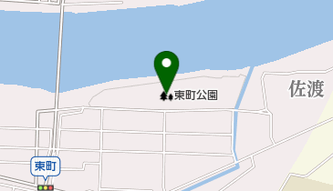 東町公園の地図画像