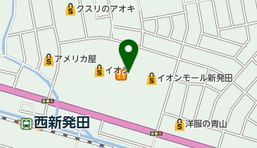 イオン新発田店の地図画像