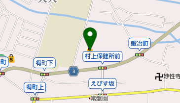 イオン村上肴町店の地図画像