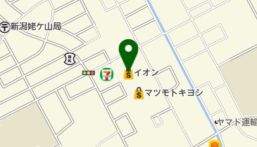 イオン山二ツ店の地図画像