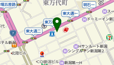 アニメイト新潟の地図画像