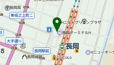 アニメイト長岡の地図画像