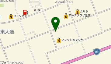 カーブス佐和田マツヤの地図画像