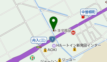 トヨタモビリティパーツ新発田営業所の地図画像