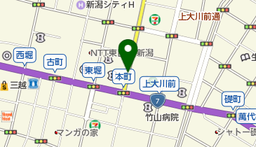 路上駐車場の地図画像