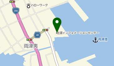 みなとオアシス佐渡両津の地図画像