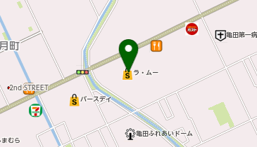 ラ・ムー亀田店の地図画像
