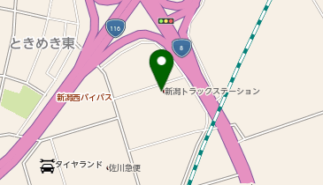 新潟トラックステーションの地図画像