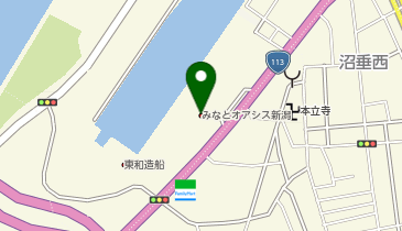 みなとオアシス新潟の地図画像