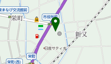 砺波市役所の地図画像