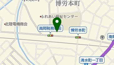 高岡税務署の地図画像