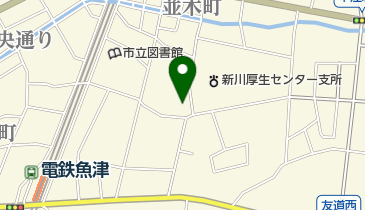 魚津年金事務所の地図画像