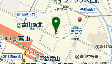 富山年金事務所の地図画像