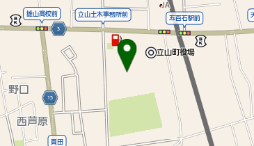 立山町防災児童館複合施設アカリエの地図画像