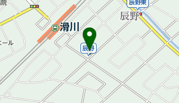 ハローワーク滑川の地図画像
