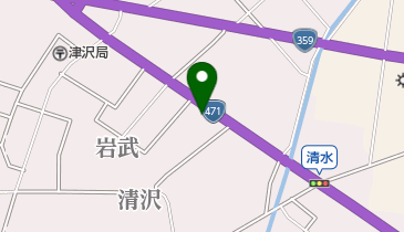 砺波地域消防組合小矢部消防署津沢出張所の地図画像