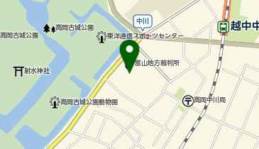 高岡簡易裁判所の地図画像