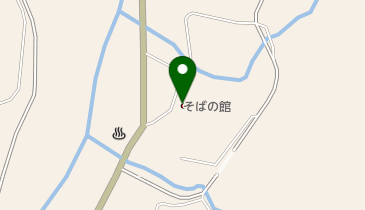 南砺市そばの館の地図画像