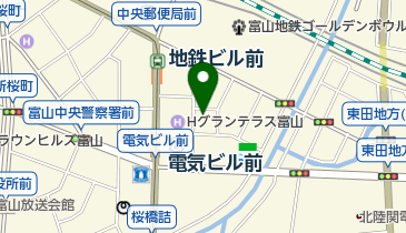 富山県教育記念館の地図画像