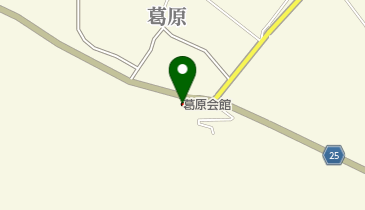 葛原会館の地図画像