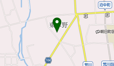 朝日町立中央図書館の地図画像