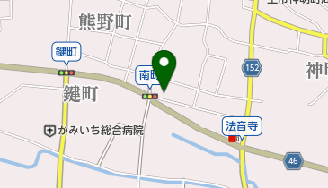 町立上市図書館の地図画像