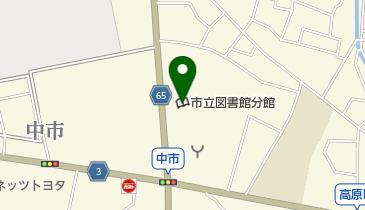 富山市立図書館山室分館の地図画像