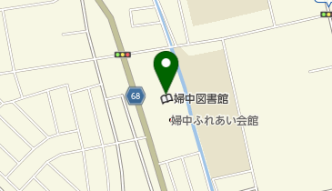 富山市立婦中図書館の地図画像