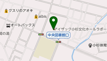 アイザック小杉文化ホールラポールの地図画像