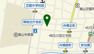 富山県教育文化会館の地図画像