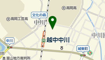 富山県高岡文化ホールの地図画像