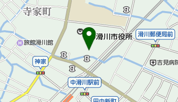 滑川市民会館の地図画像