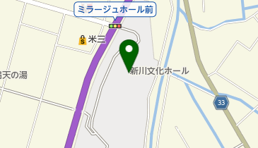 新川文化ホールの地図画像
