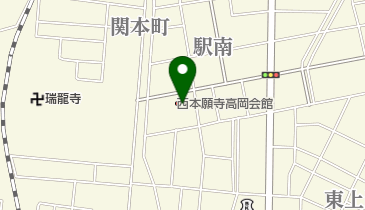 西本願寺高岡会館の地図画像