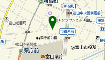 富山県農協会館の地図画像