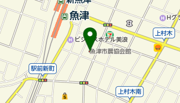 魚津市農協会館の地図画像