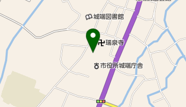 南砺市城端伝統芸能会館じょうはな座の地図画像