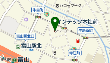 スカイホールの地図画像