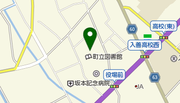 入善町民会館の地図画像