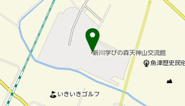 新川学びの森天神山交流館の地図画像