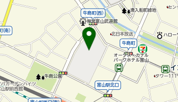 富山市芸術文化ホール中ホールの地図画像